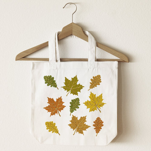 Stencil reusable, 15 cm x 20 cm Autumn leaves #455 - foto 0