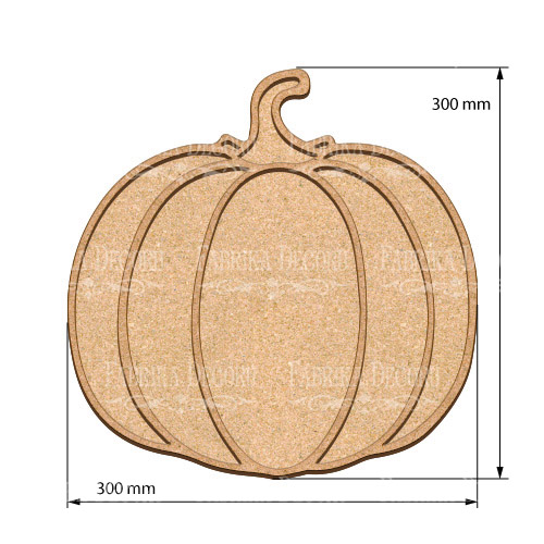  Art board Pumpkin 30х30 cm - foto 0