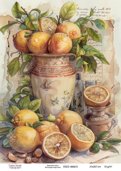 Decoupage-Karte #0672, 21x29,7 cm - Fabrika Decoru