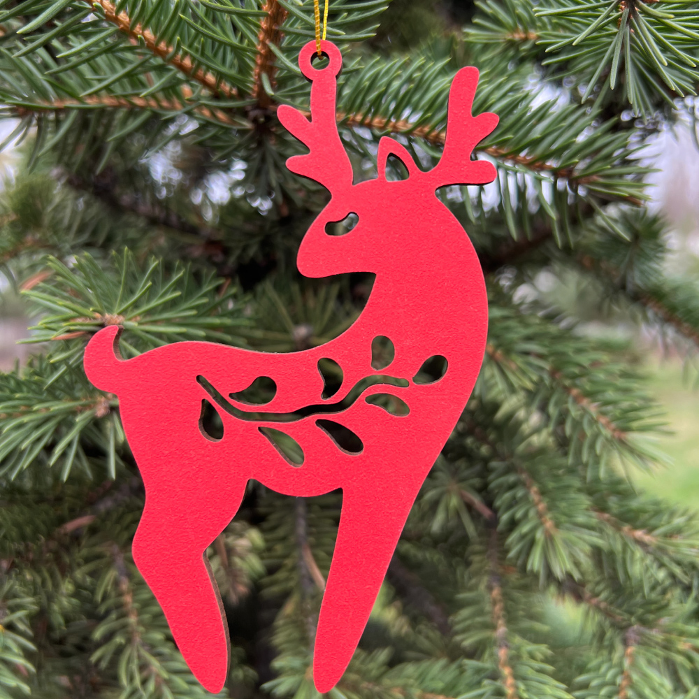 Set of Christmas tree decorations "Fairy-tale animals ethno", 10pcs - foto 2