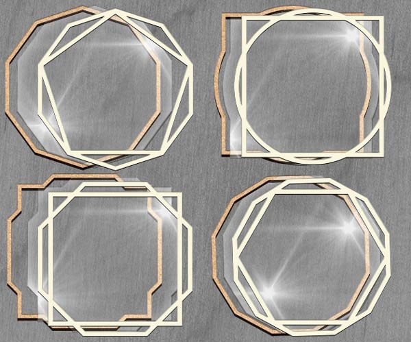 Mega Shaker Dimensionssatz Frames-Geometrie - Fabrika Decoru