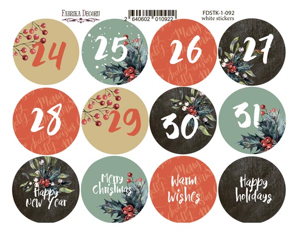 Journaling stickers set #1-092