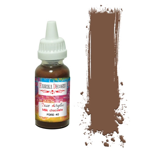 Acrylic paint Мilk chocolate 40 ml