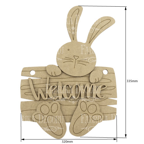Blank for decoration "Welcome-1" #126 - foto 0