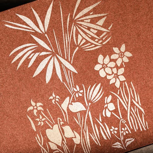 Stencil reusable, 15x20cm Savannah herbs, #393 - foto 1