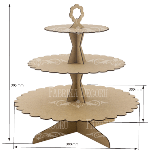 Patera na słodycze „Ażurowa” #087 - foto 1  - Fabrika Decoru