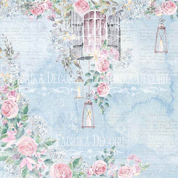 Zestaw papieru do scrapbookingu "Shabby love" 30,5x30,5cm - foto 0  - Fabrika Decoru