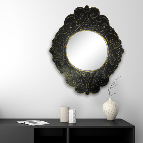 Classic Mirror, Black with Gold, Kit for Creativity #25 - foto 0