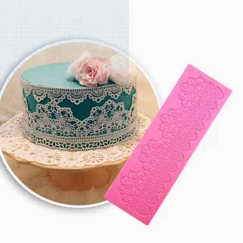 Silicone mat, Lace border #12 - foto 2