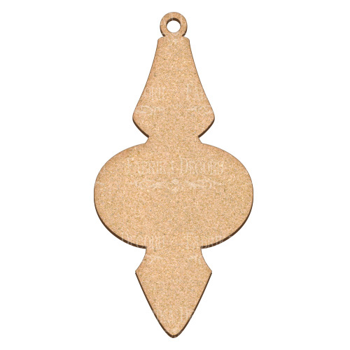 Blank for decoration New year tree toy 21, #452