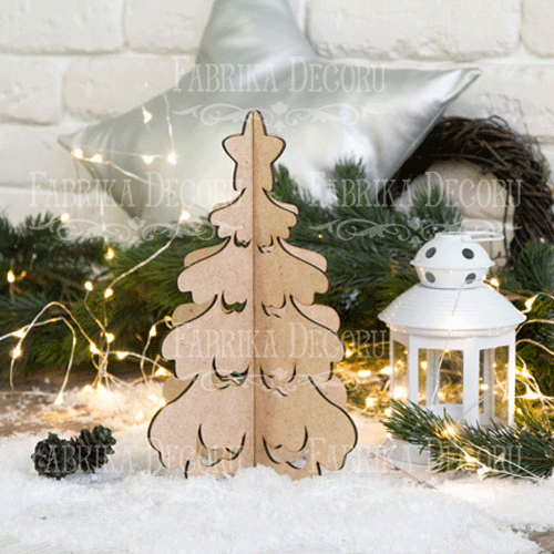 Rohling für Dekoration "Weihnachtsbaum-2" #112 - foto 0  - Fabrika Decoru