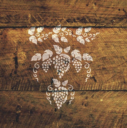 Stencil for crafts 15x20cm "Grapes" #274 - foto 0