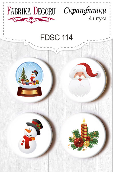 Flair buttons. Set of 4pcs #114