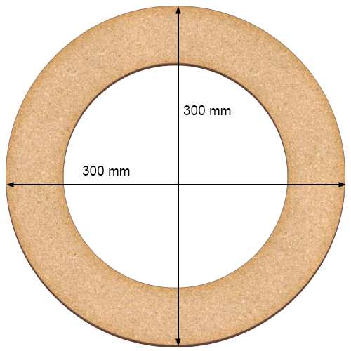 Basis zum Erstellen von Kranz, Ring 30cm х 30cm - foto 0  - Fabrika Decoru