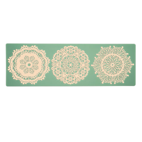 Silicone mat, Lace napkins #20