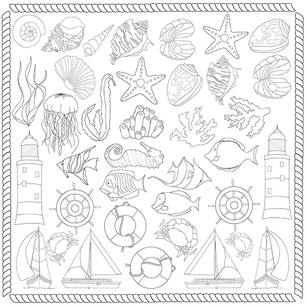 Sheet of paper 12"x12" for coloring using inks or glazes, Sea Breeze