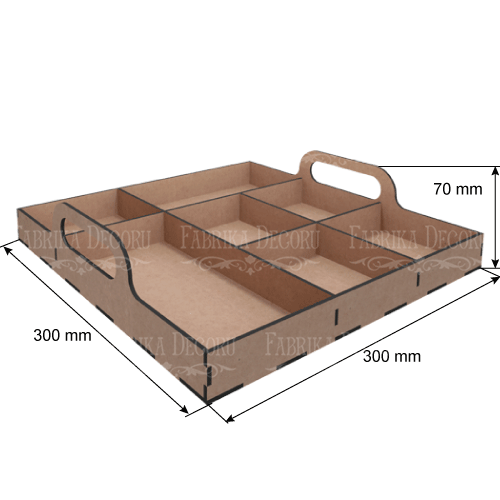 Mix box-Taca na 7 ogniw, 30x30x7cm - foto 0  - Fabrika Decoru