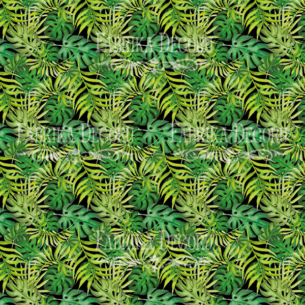 Double-sided scrapbooking paper set Wild Tropics 12"x12" 10 sheets - foto 1