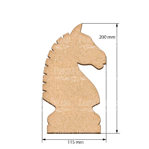Art board Figura szachowa – Koń, 11,5x20cm  - foto 0  - Fabrika Decoru