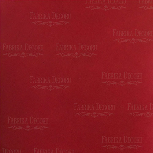 Piece of PU leather Red matt, size 50cm x 13cm - foto 0