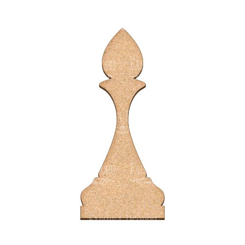  Art board Elephant chess piece 9,5х22 cm