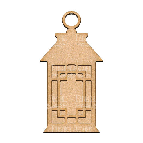  Art board Decorative lantern 15,5х30 cm