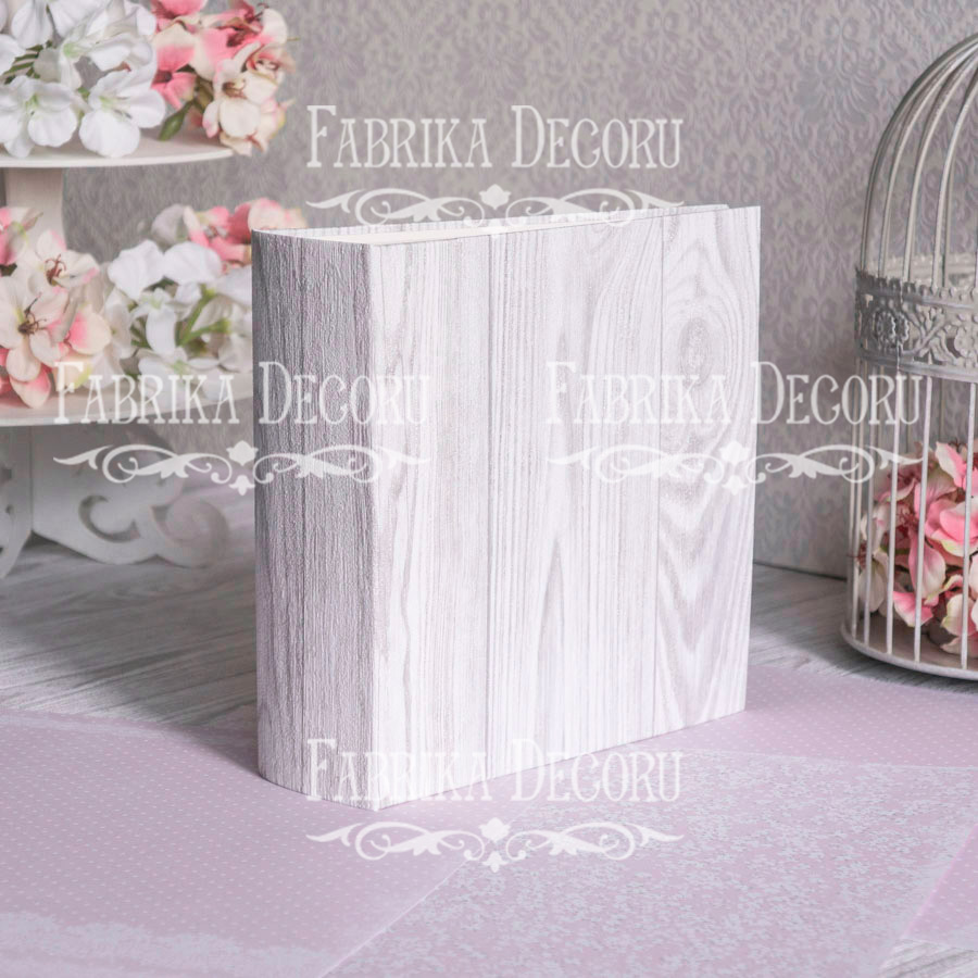 Blankoalbum Textur Eiche hell mit Silber 20cm х 20cm - foto 0  - Fabrika Decoru