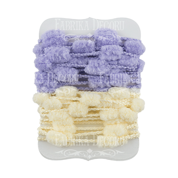 Webbing with pompons set TPBL