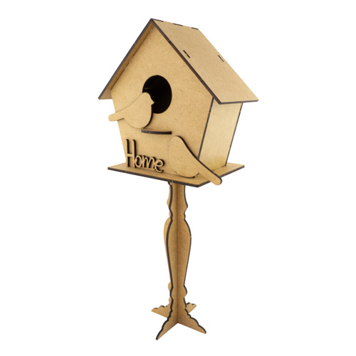 Blank for decoration "Birdhouse" on a figured leg, #360