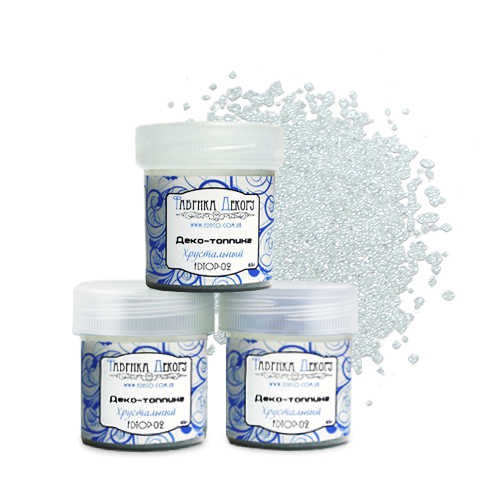 ТОППІНГ КРИШТАЛЕВИЙ топпинг хрустальный