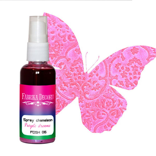 Spray kameleon, kolor Purpurowe sny, 50ml - Fabrika Decoru