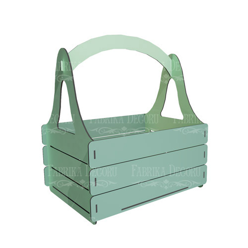 Top Handle Fruit Basket Gift Box, 330 х 345 х 250 mm, DIY kit #289 - foto 1