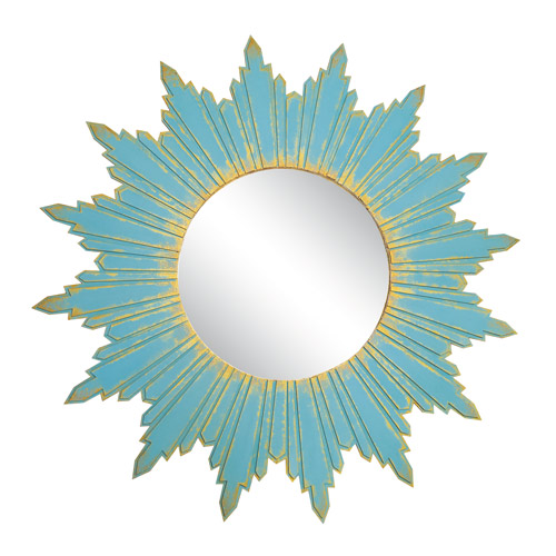 Mirror Sun Turquoise with Gold, Creative DIY kit #22