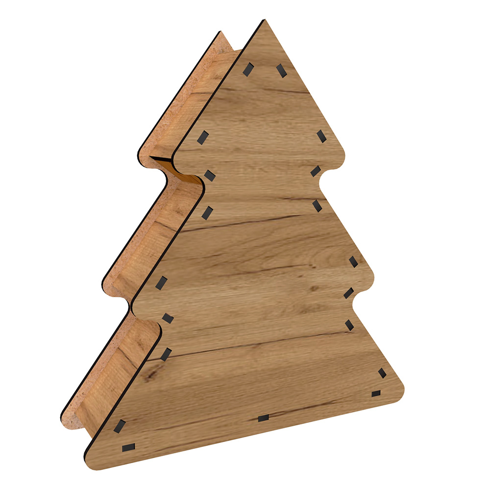 Gift box for sweets and presents, “Christmas Tree”, size XL: 30cm x 30cm x 7cm - foto 2