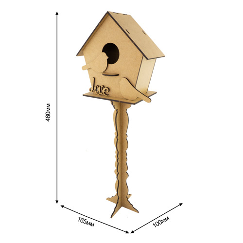 A set of blanks for decorating "Birdhouses" on legs, #368 - foto 1