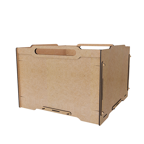 Smart Box-organizer for art, writing implements, fishing tackles and tools, MDF 3mm, 350x350x240 mm, #16 Smart Box-organizer for art, writing implements, fishing tackles and tools, MDF 3mm, 350x350x240 mm, #16