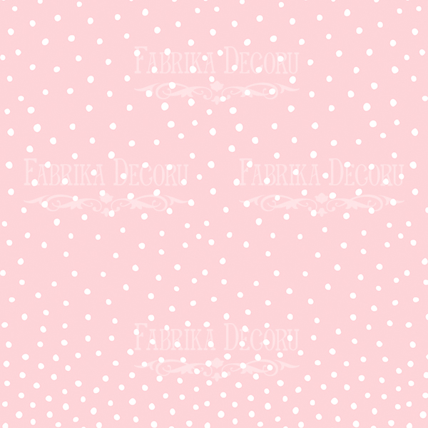 Sheet of double-sided paper for scrapbooking Little elephant #23-03 12"x12"