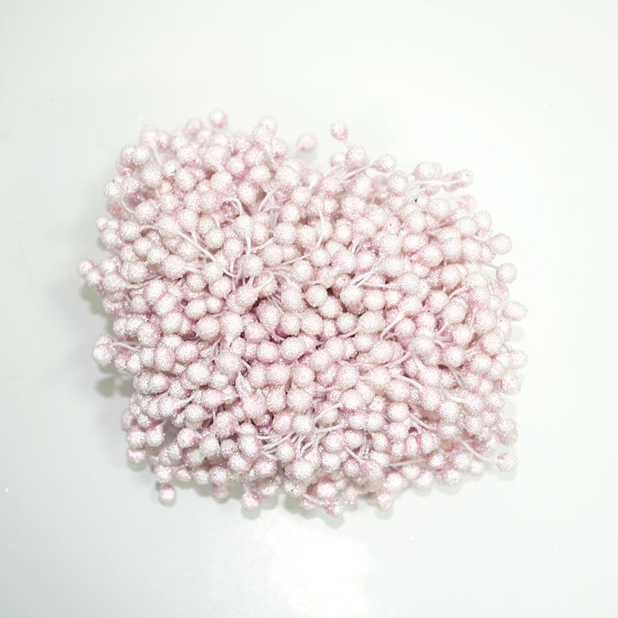 тычинки большие сахарные двусторонние розовый 20 шт