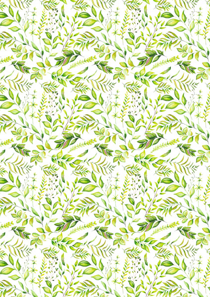 Overlay "Spring Blossom greenery" 21х29,7 сm