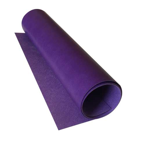 Stück PU-Leder Violett, Größe 70cm x 25cm - Fabrika Decoru