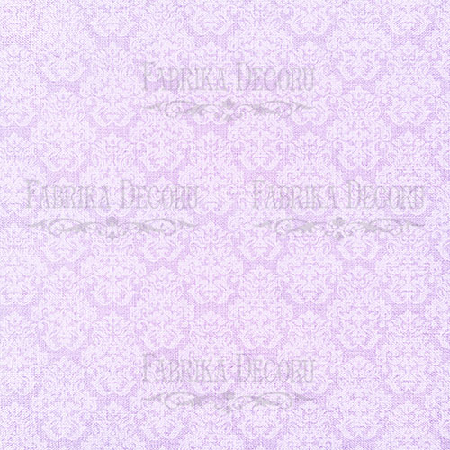 Pojedyńczy arkusz dwustronnego papieru do scrapbookingu "Lavender Provence" #22-01 - Fabrika Decoru