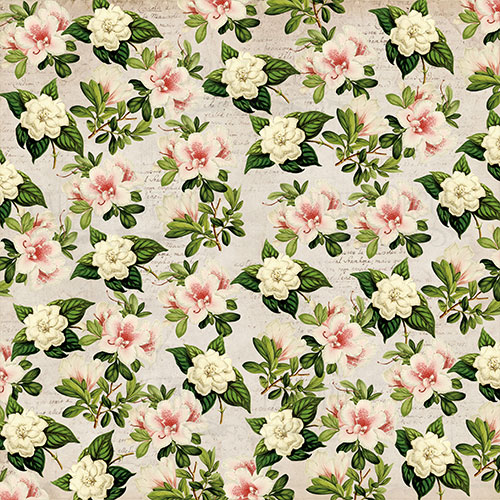 Double-sided scrapbooking paper set Botany summer 12"x12", 10 sheets - foto 9