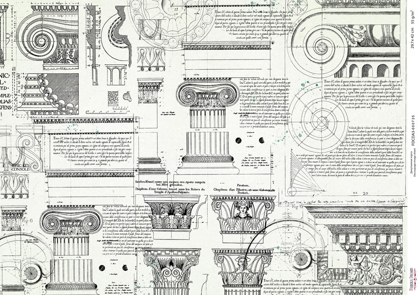 декупажная карта #0735, 29,7x42см фабрика декору