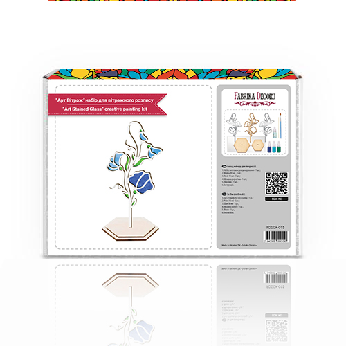 Art Stained Glass Kit "Лісовий дзвіночок", for painting by numbers - foto 2