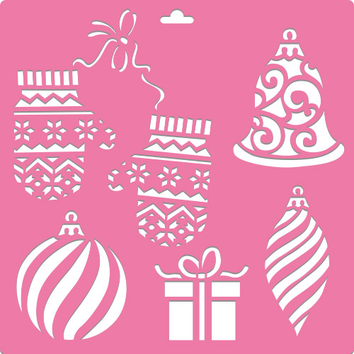 Stencil for decoration XL size (30*30cm), Christmas decorations #176