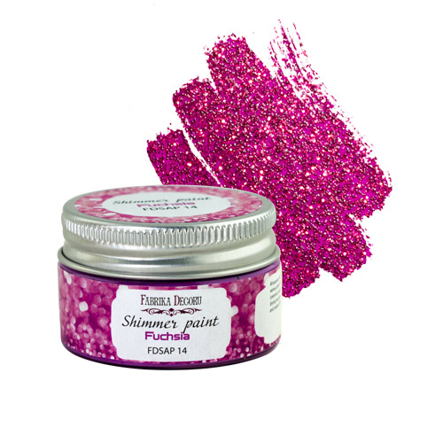 Schimmerfarbe Fuchsia 30 ml - Fabrika Decoru