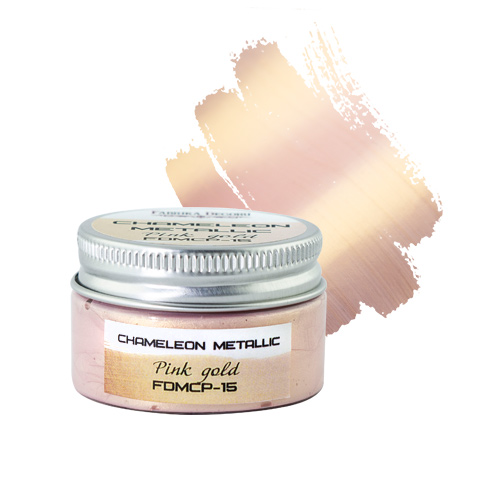 Metallic-Chamäleon-Lack Roségold 30 ml - Fabrika Decoru