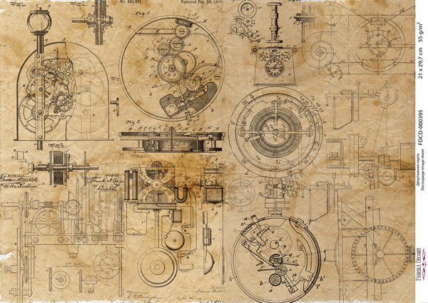 декупажная карта #0395 21x29,7 см фабрика декору