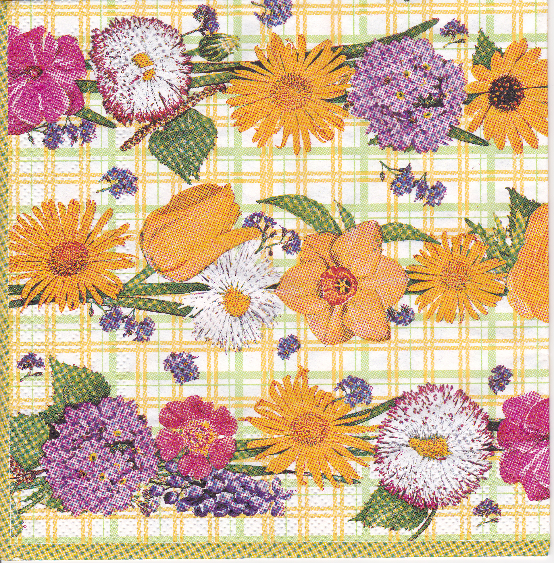 Decoupage napkin "Spring Flowers 2"