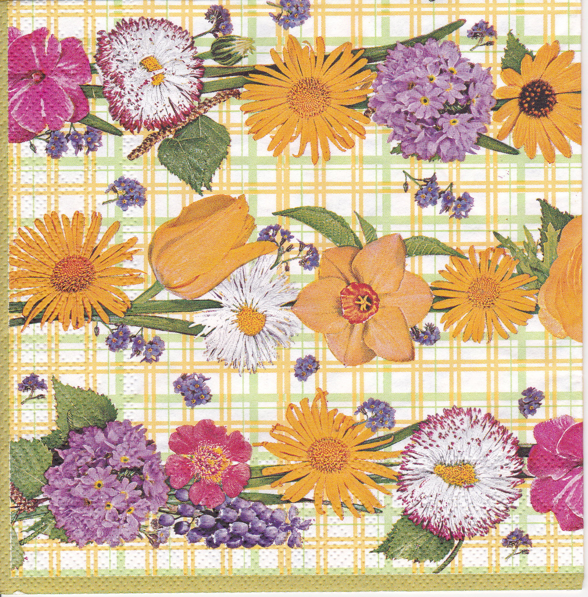 Decoupage-Serviette "Frühlingsblumen 2" - Fabrika Decoru